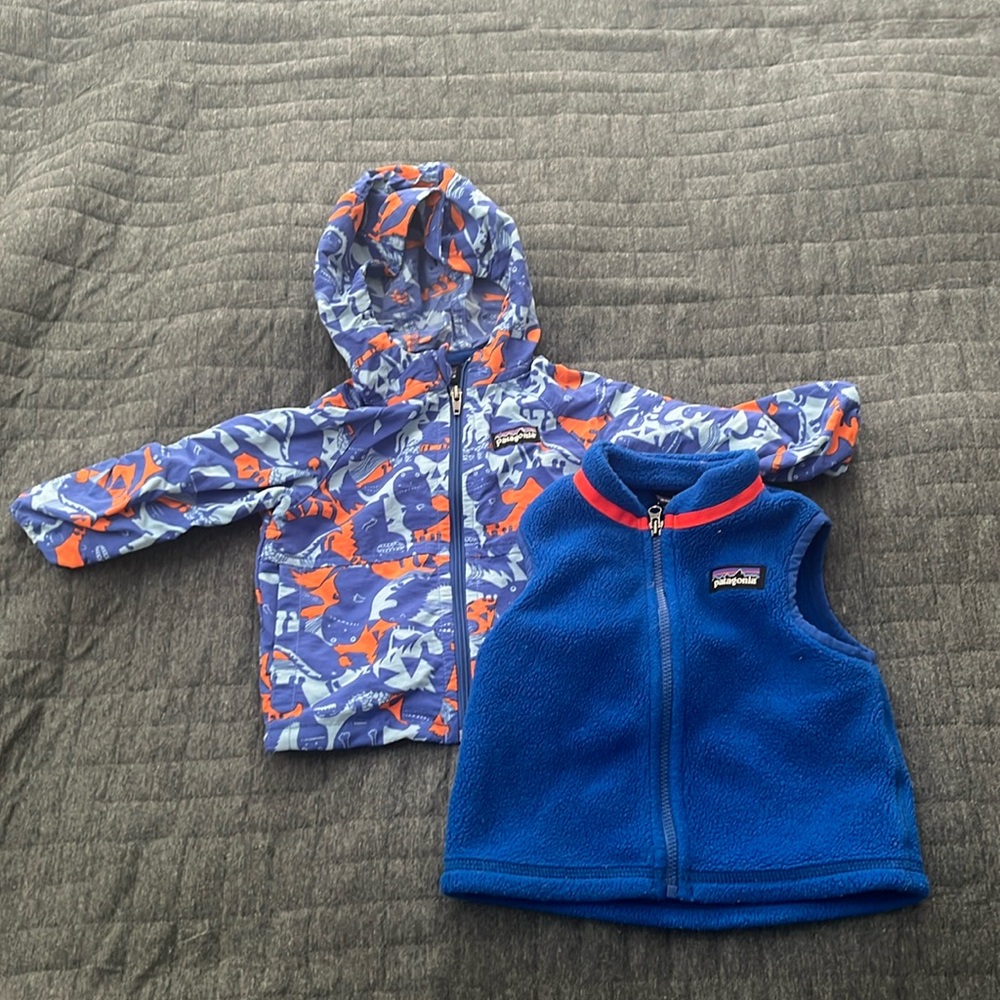 Patagonia bundle, vest and jacket